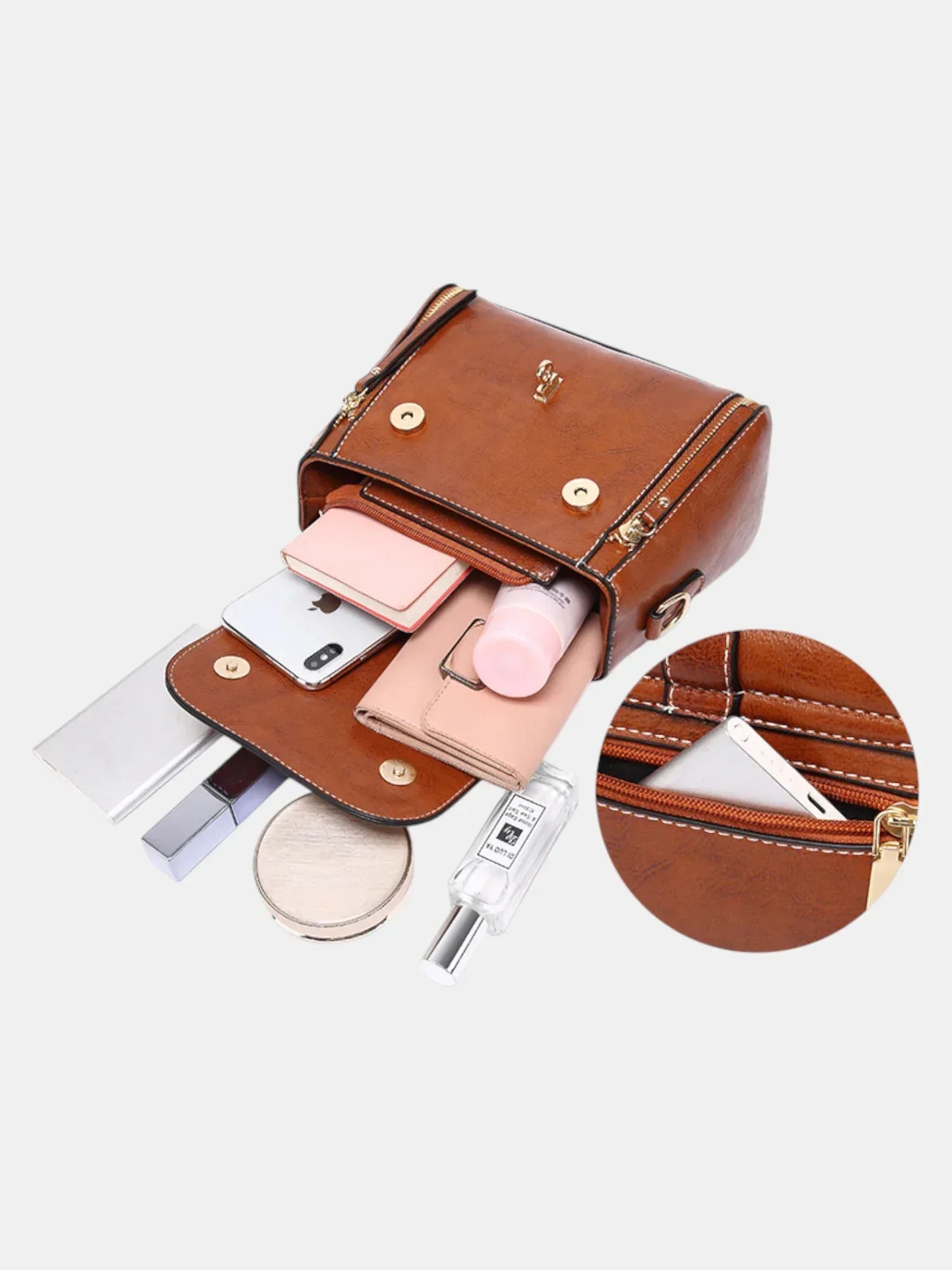 Leder Handtasche "Iris" - TOLLzWOOD