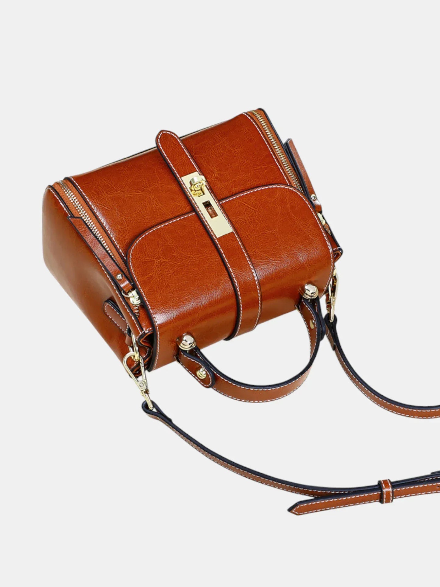 Leder Handtasche "Iris" - TOLLzWOOD