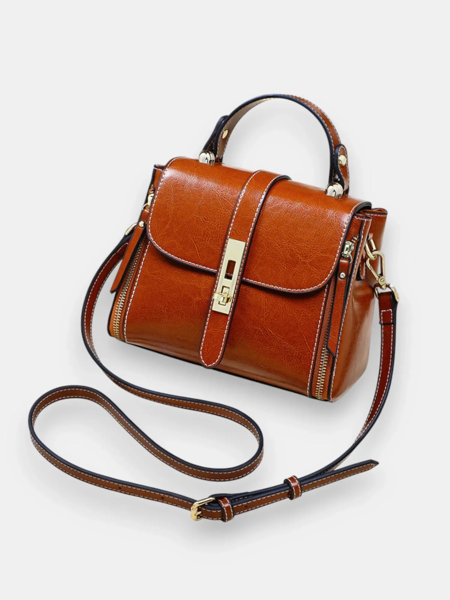 Leder Handtasche "Iris" - TOLLzWOOD