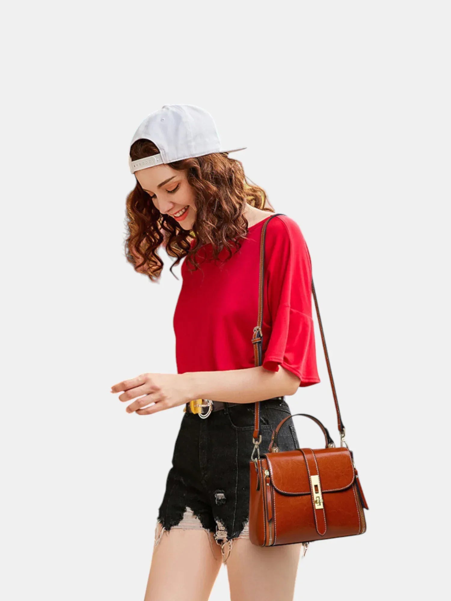 Leder Handtasche "Iris" - TOLLzWOOD
