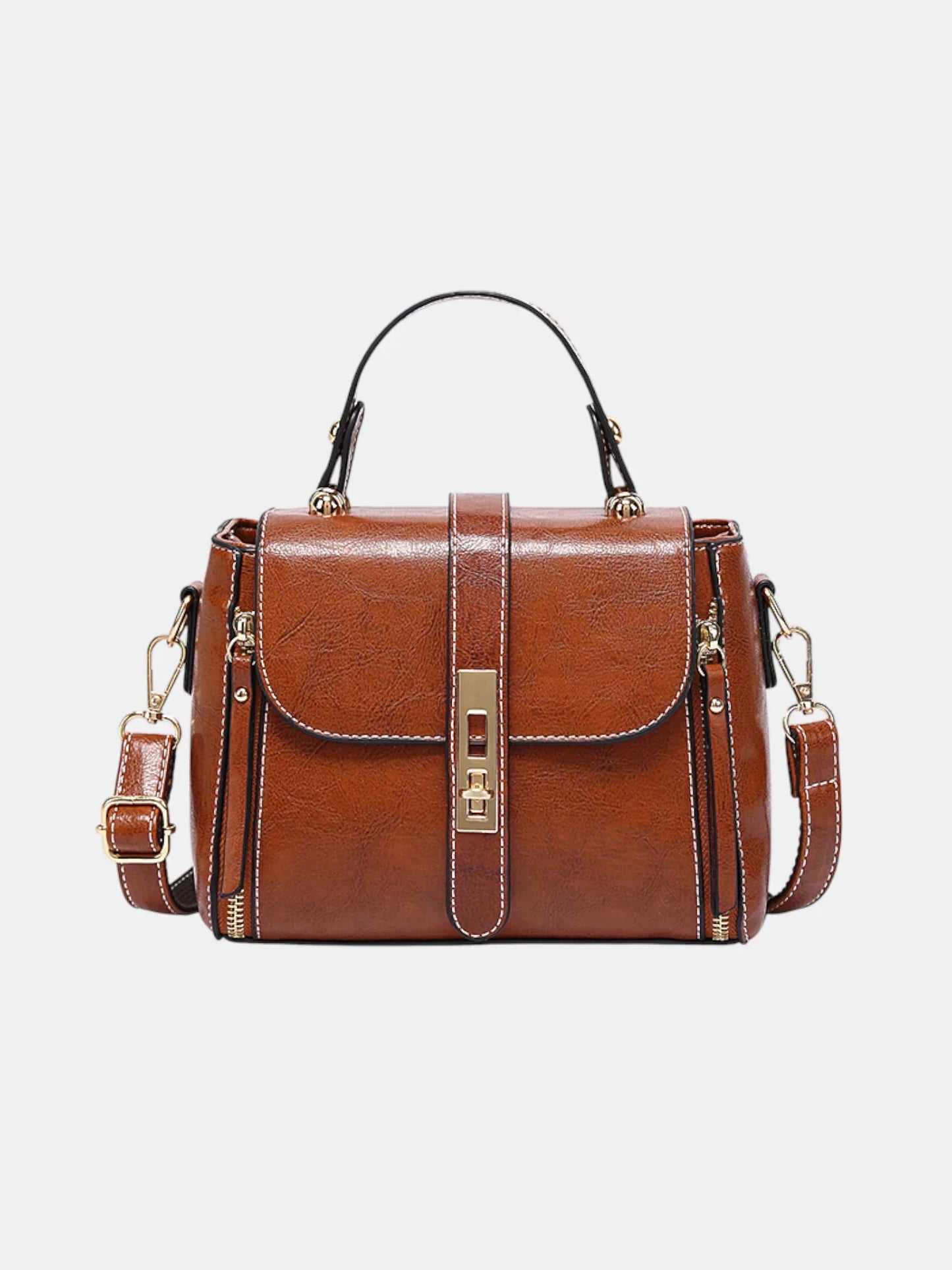 Leder Handtasche "Iris" - TOLLzWOOD