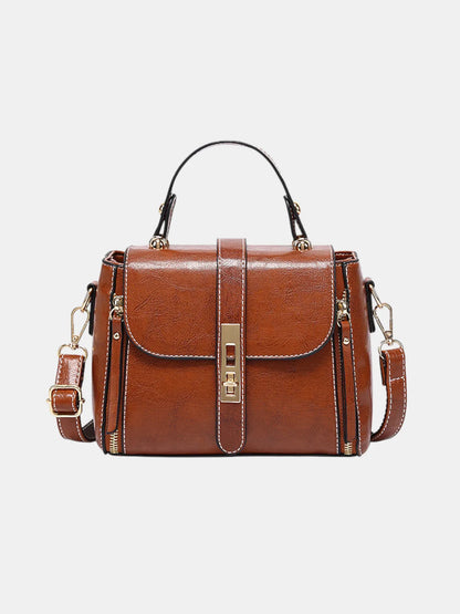 Leder Handtasche "Iris" - TOLLzWOOD