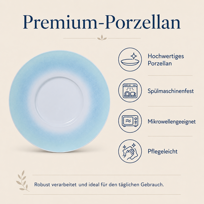 Porcelain plate "Blue" serving – model Porz