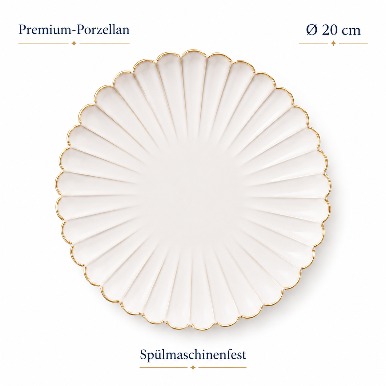 Porcelain plate – Porz model