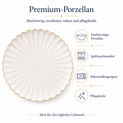 Porcelain plate – Porz model