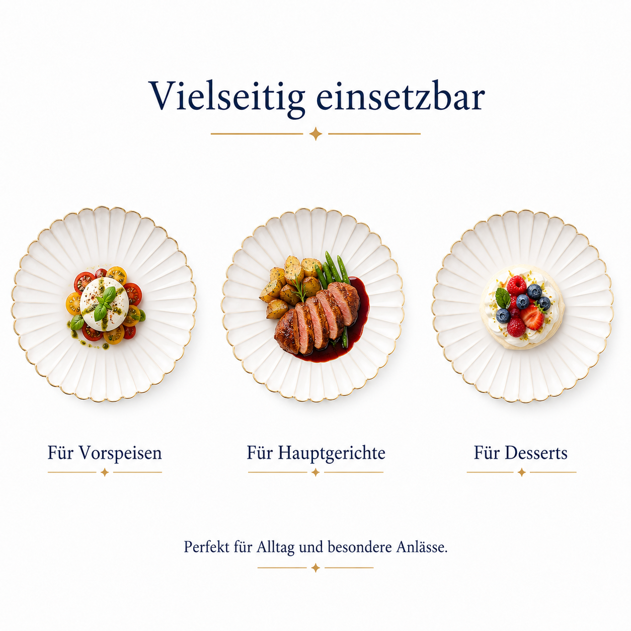 Porcelain plate – Porz model
