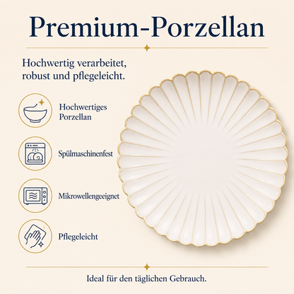Porcelain plate – Porz model