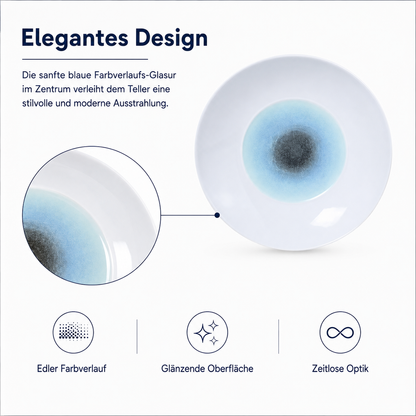Porcelain plate "Blue" dinner plate – Porz model