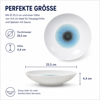 Porcelain plate "Blue" dinner plate – Porz model