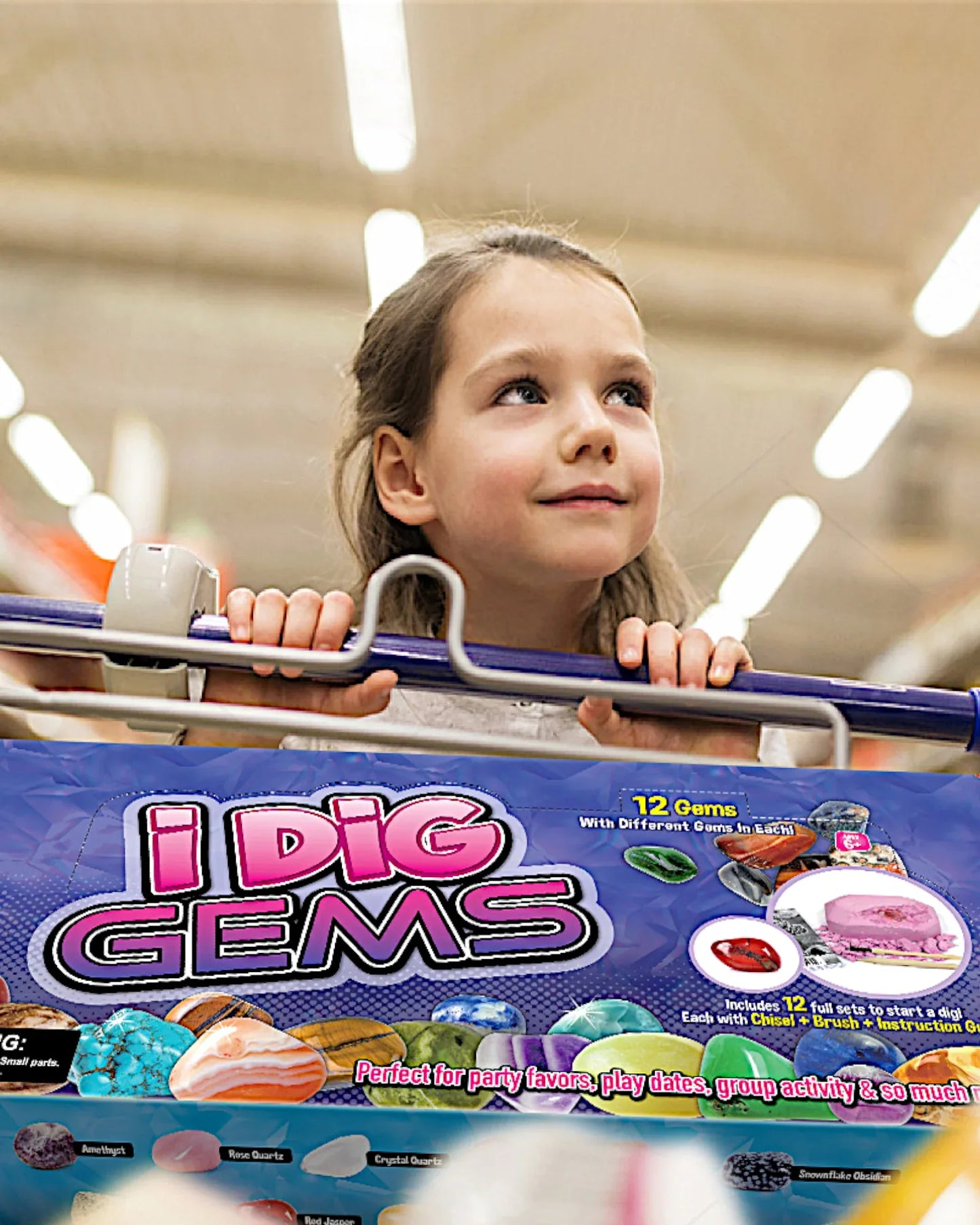 Edelstein-Ausgrabungsset, 12-teilig - TOLLzWOOD