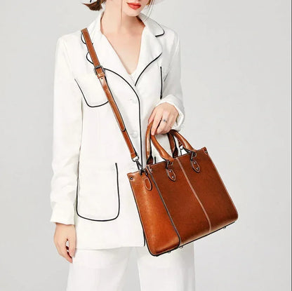 Leder Handtasche "Lilly" - TOLLzWOOD