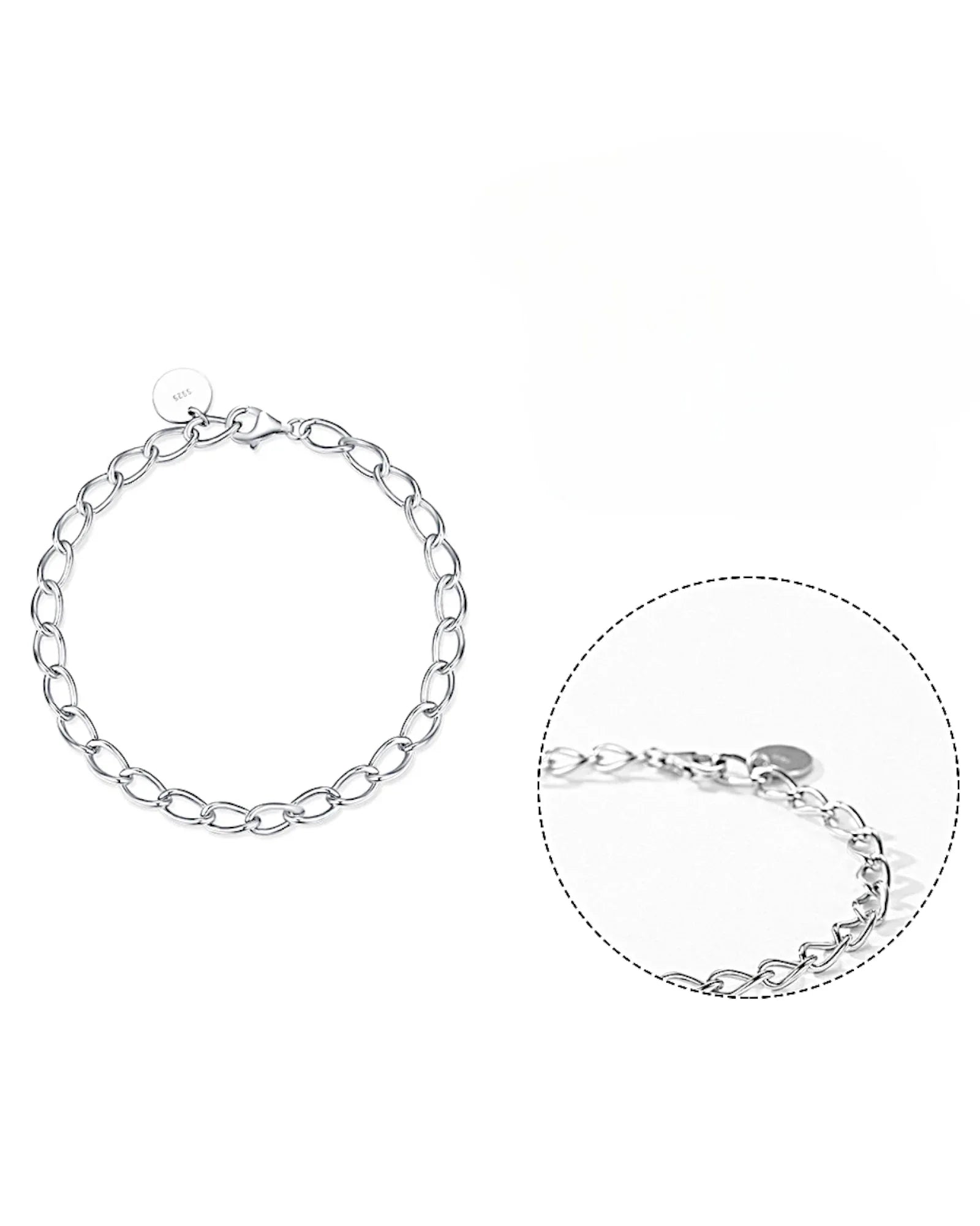 Eleganter Armreif aus 925er Sterlingsilber - TOLLzWOOD