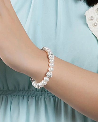 Süßwasser Perlen Armband - TOLLzWOOD
