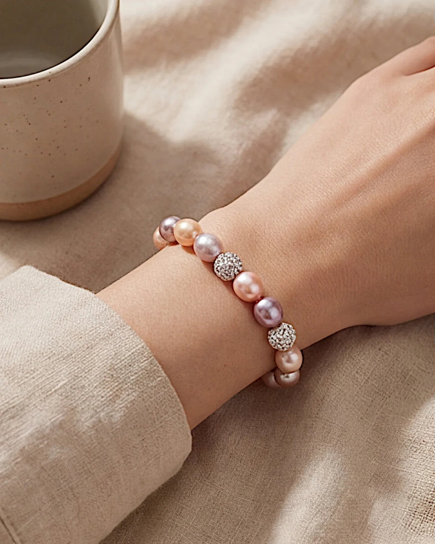 Süßwasser Perlen Armband - TOLLzWOOD
