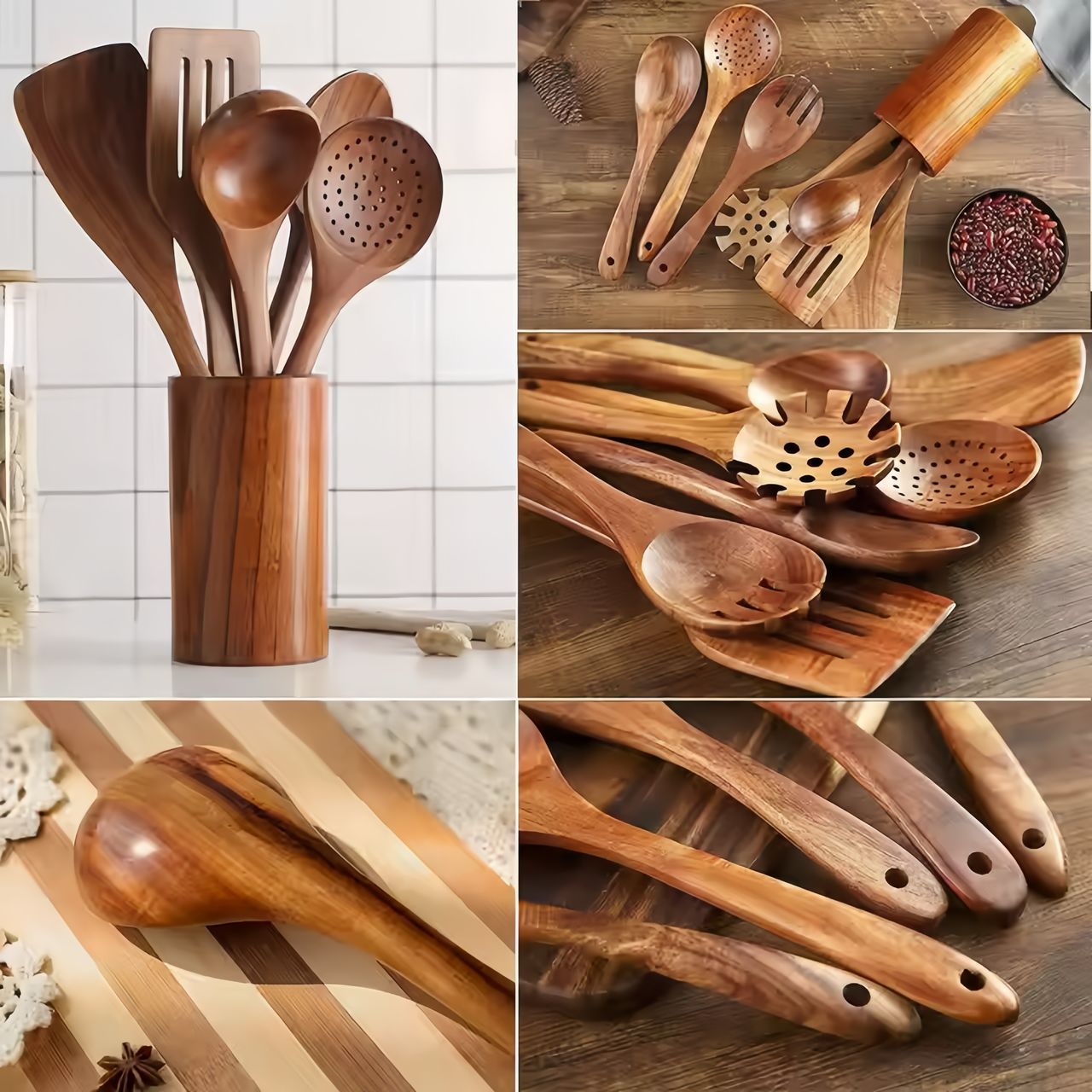 Kitchen wood set – 8 pieces
