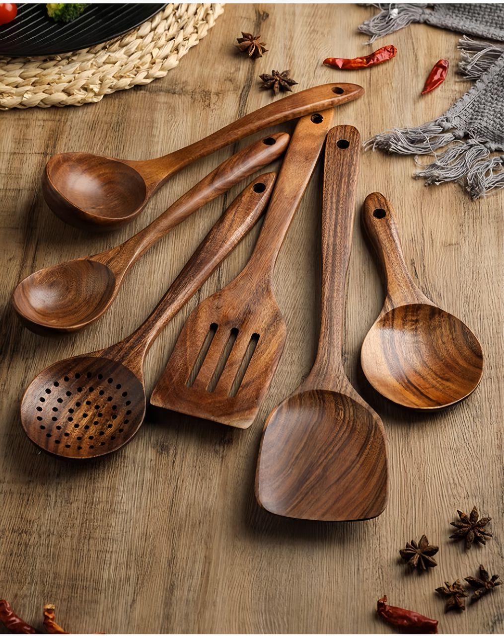 Kitchen wood set – 8 pieces