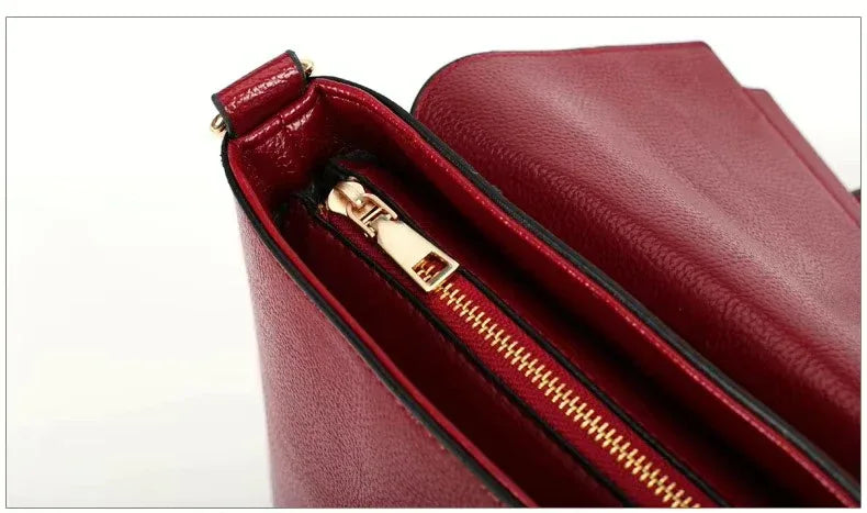 Leder Handtasche "Dahlie" - TOLLzWOOD