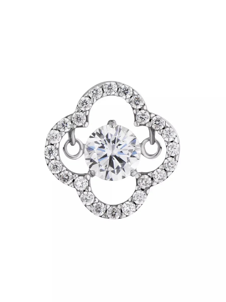 Halskette aus 925er Silber mit Zirkonia - TOLLzWOOD