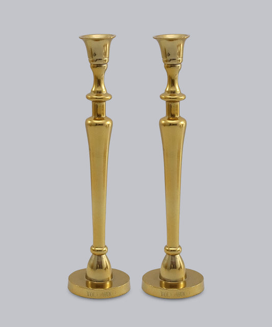 Candle holder set “Classic Gold” (2-piece)