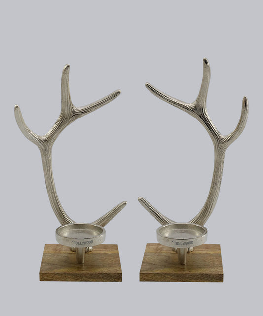 "Horn Tower" candle holder
