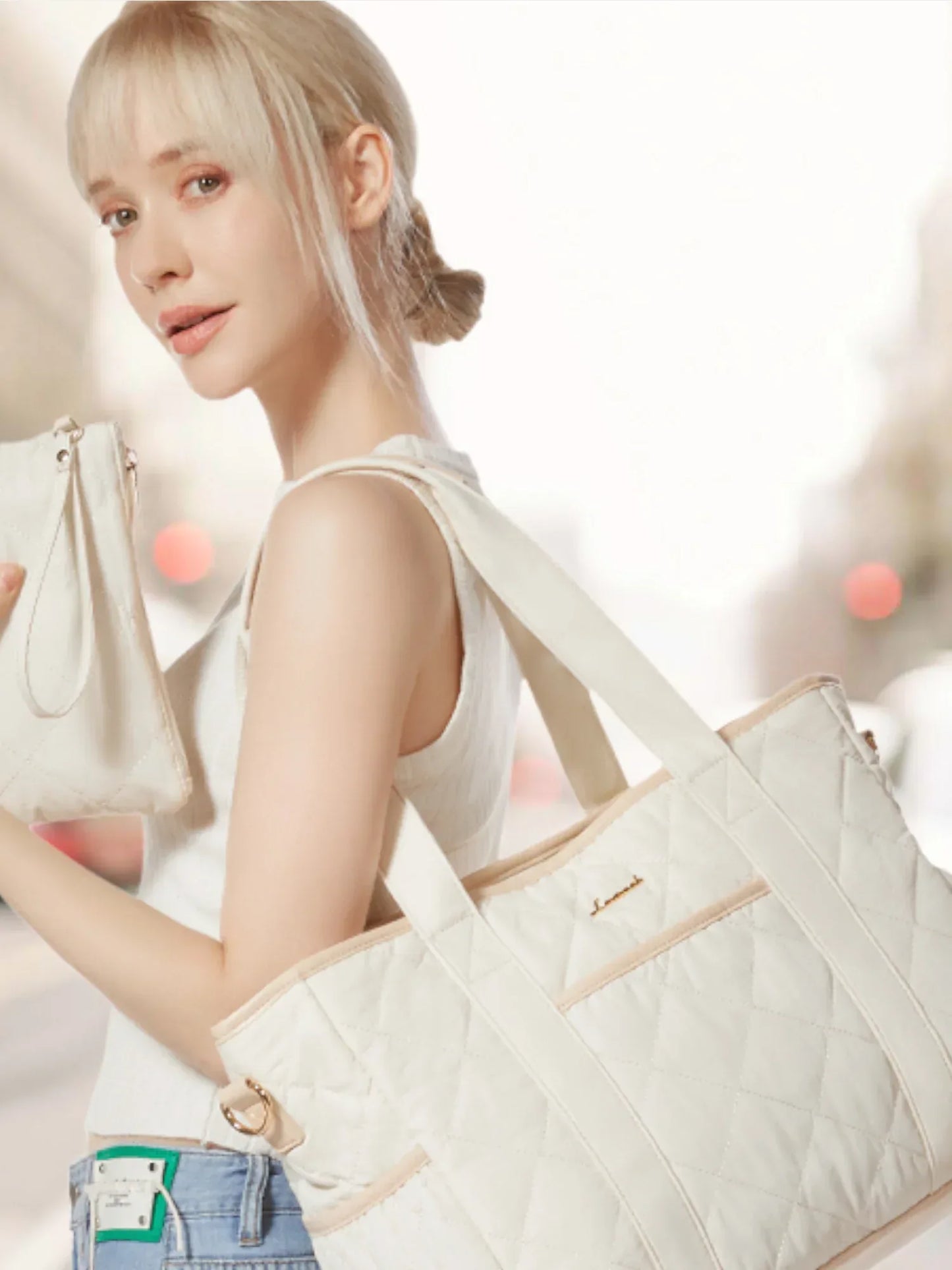 Handtasche "Hortensie" - TOLLzWOOD