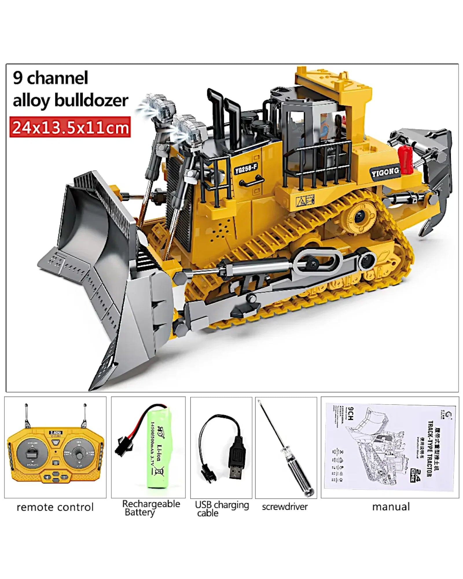 Bulldozer per Fernbedienung - TOLLzWOOD