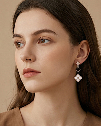 Ohrringe aus 925er Sterlingsilber Rosa