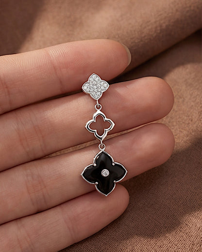 Silberne Ohrringe aus 925er Silber Silberfarben