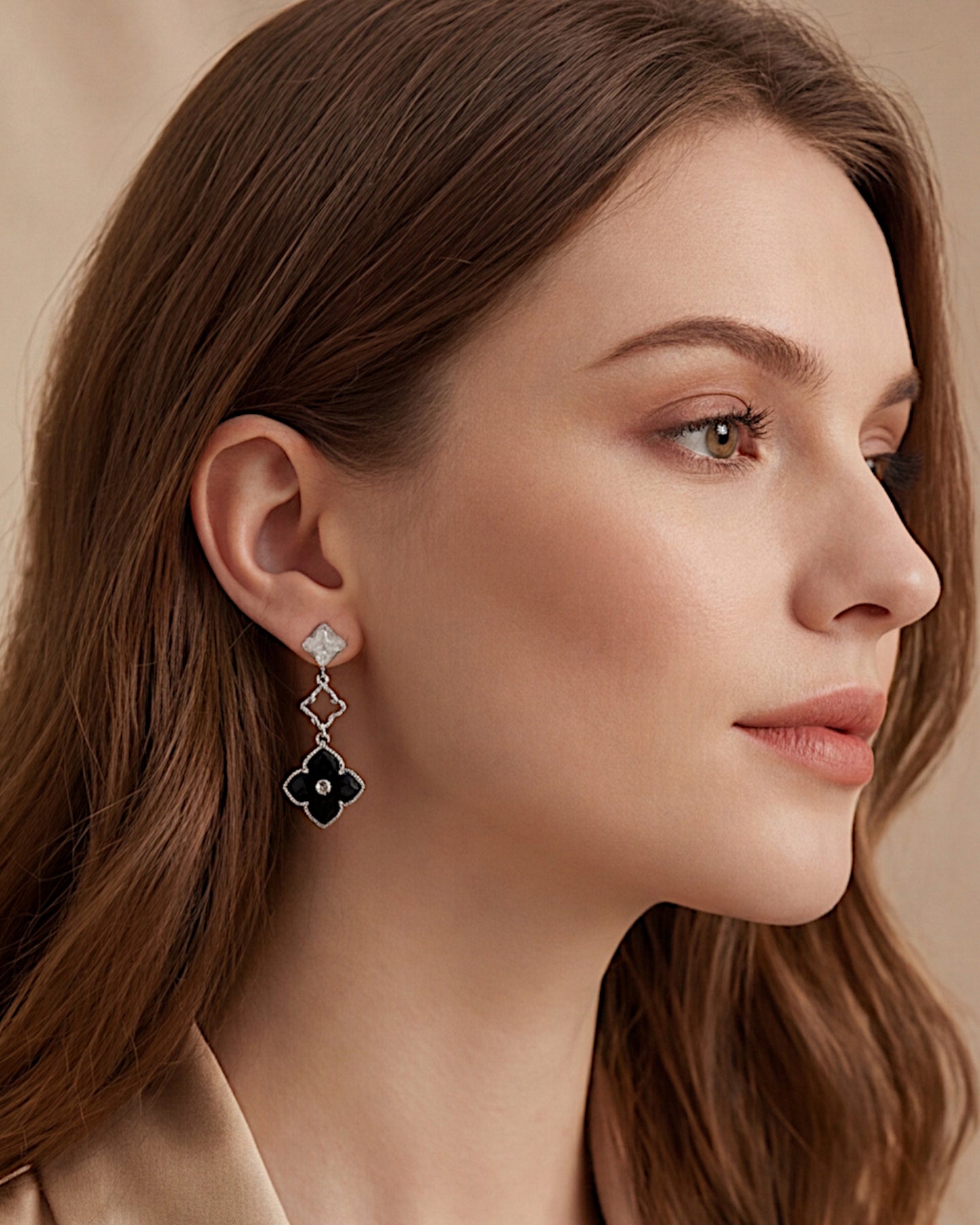 Silberne Ohrringe aus 925er Silber Silberfarben