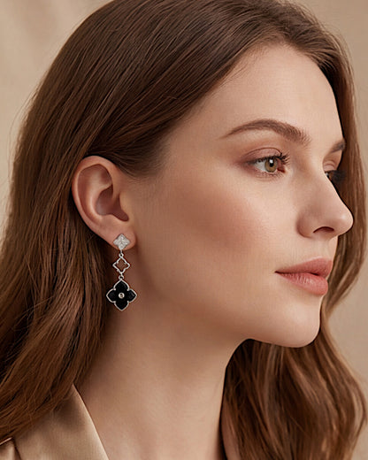 Silberne Ohrringe aus 925er Silber Silberfarben