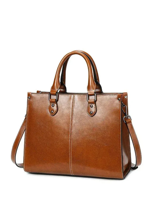 Leder Handtasche "Lilly" - TOLLzWOOD