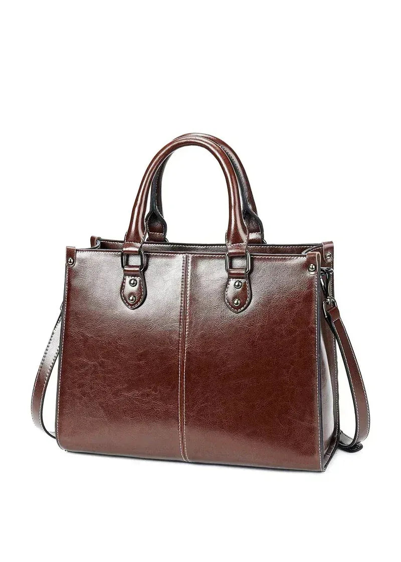 Leder Handtasche "Lilly" - TOLLzWOOD