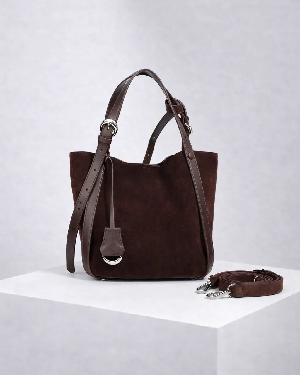 Leder Handtasche "Lotus" - TOLLzWOOD