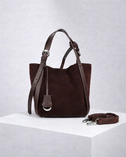 Leder Handtasche "Lotus" - TOLLzWOOD