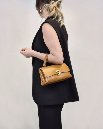 Leder Handtasche "Primel" - TOLLzWOOD