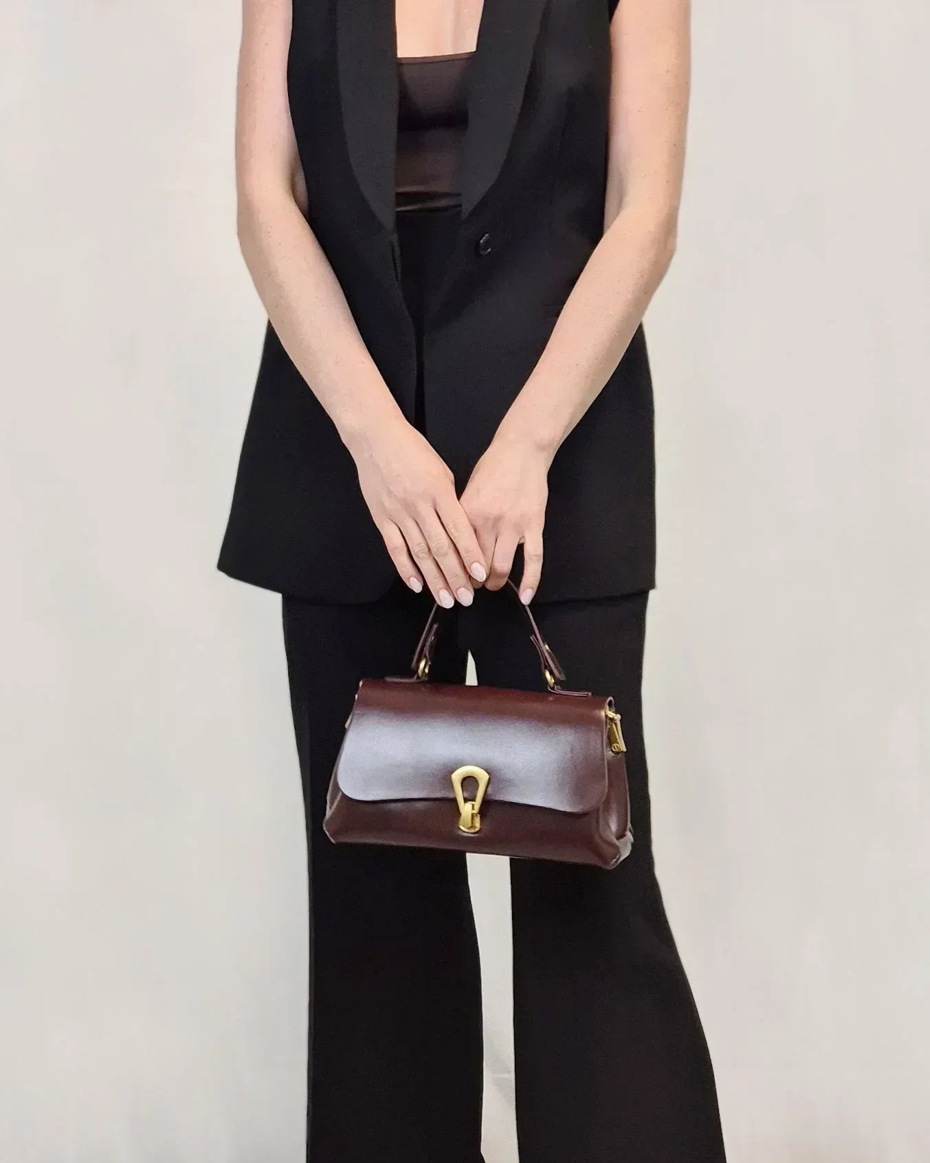 Leder Handtasche "Primel" - TOLLzWOOD