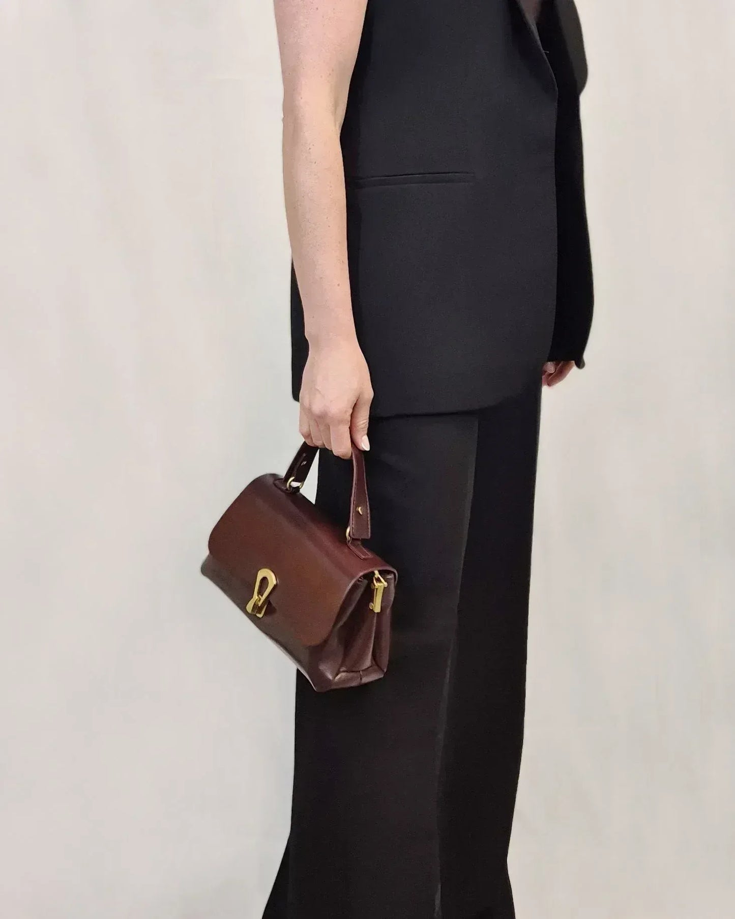 Leder Handtasche "Primel" - TOLLzWOOD