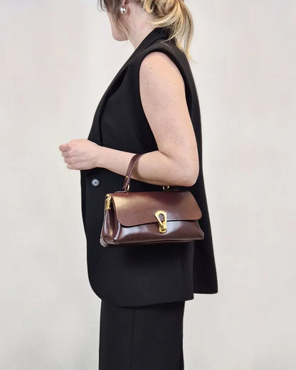 Leder Handtasche "Primel" - TOLLzWOOD