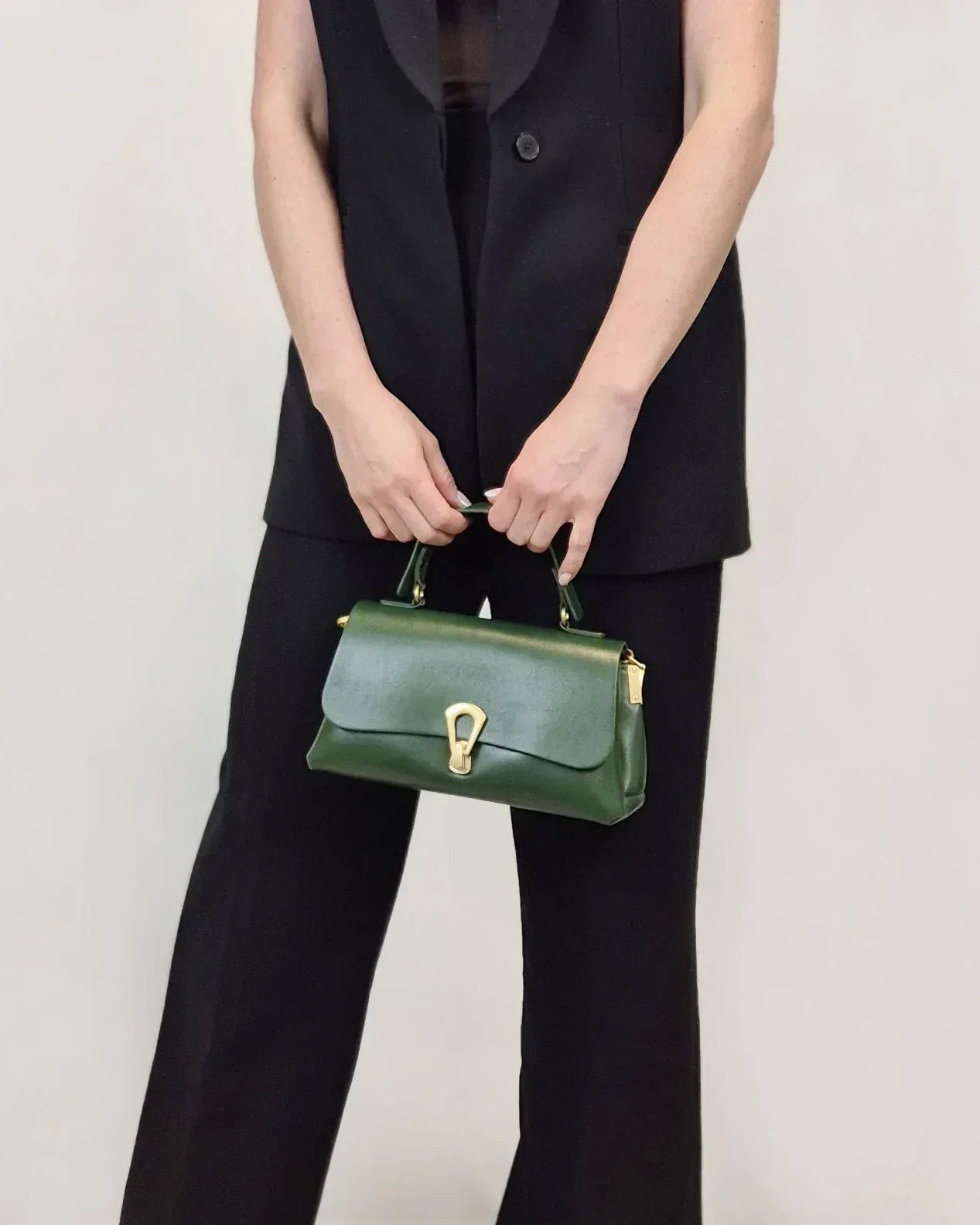 Leder Handtasche "Primel" - TOLLzWOOD