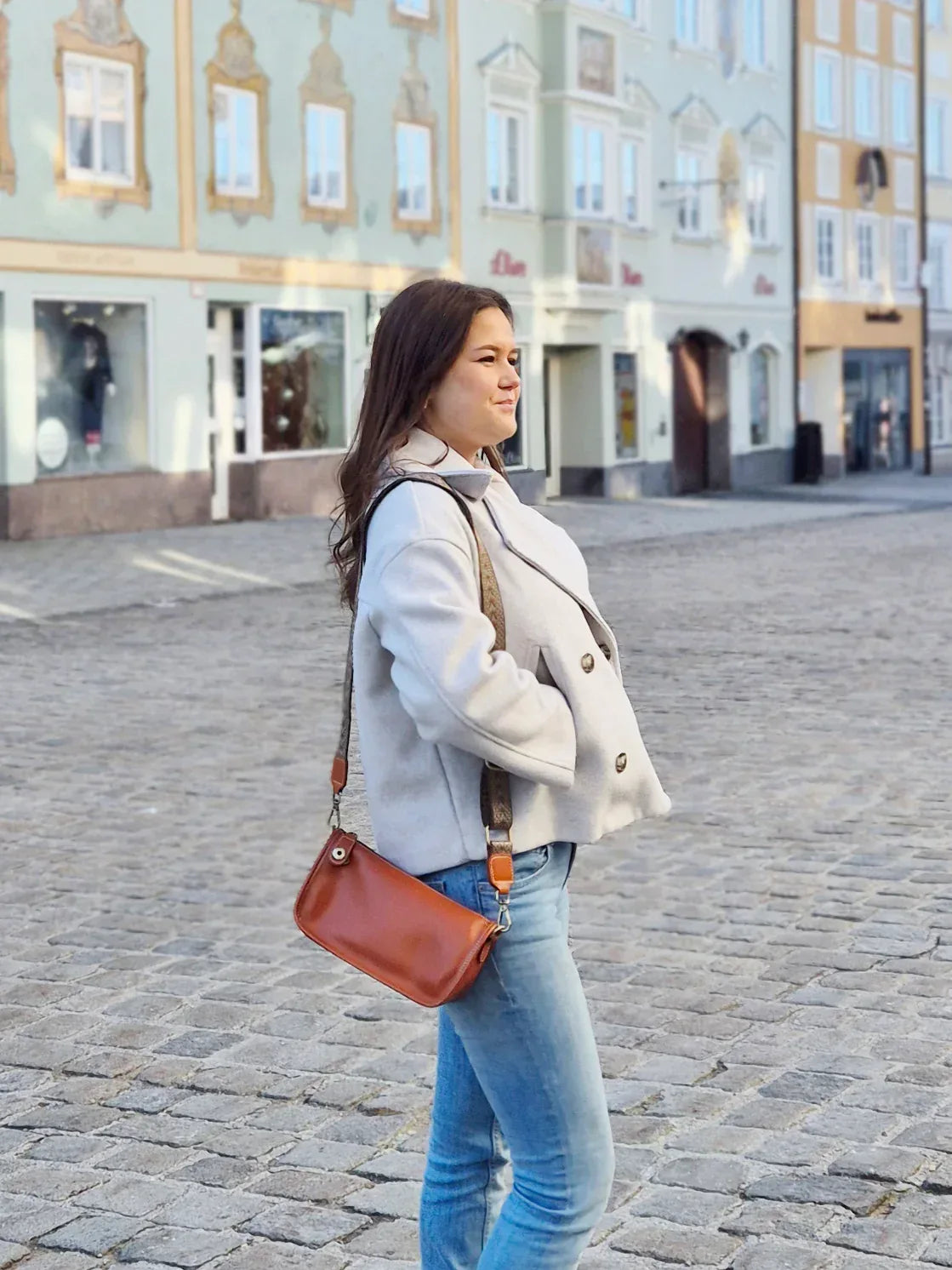 Leder Handtasche "Lupine" - TOLLzWOOD