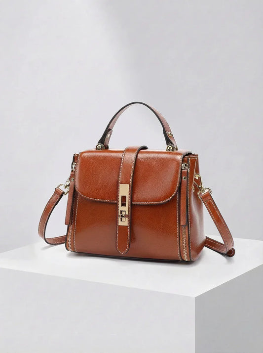 Leder Handtasche "Iris" - TOLLzWOOD