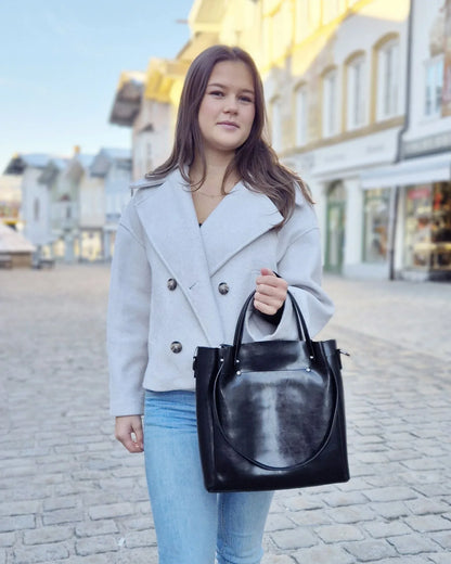 Leder Shopper "Aster" - TOLLzWOOD