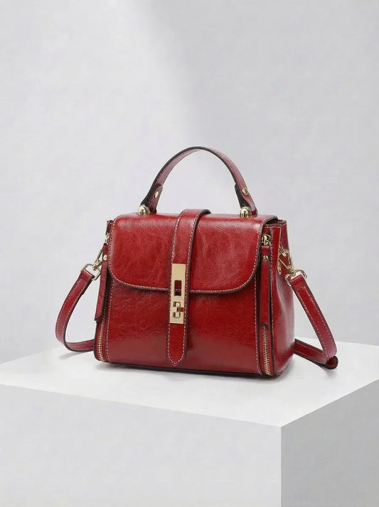 Leder Handtasche "Iris" - TOLLzWOOD