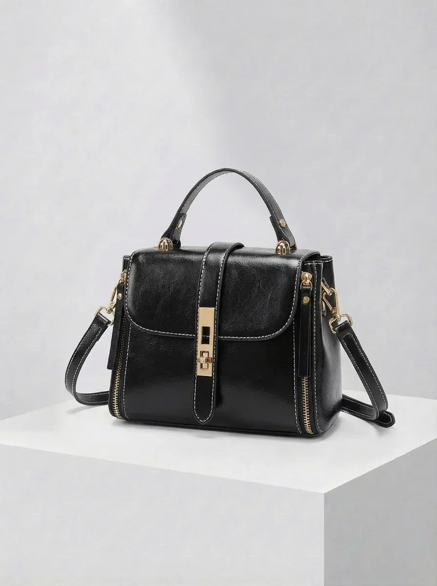 Leder Handtasche "Iris" - TOLLzWOOD