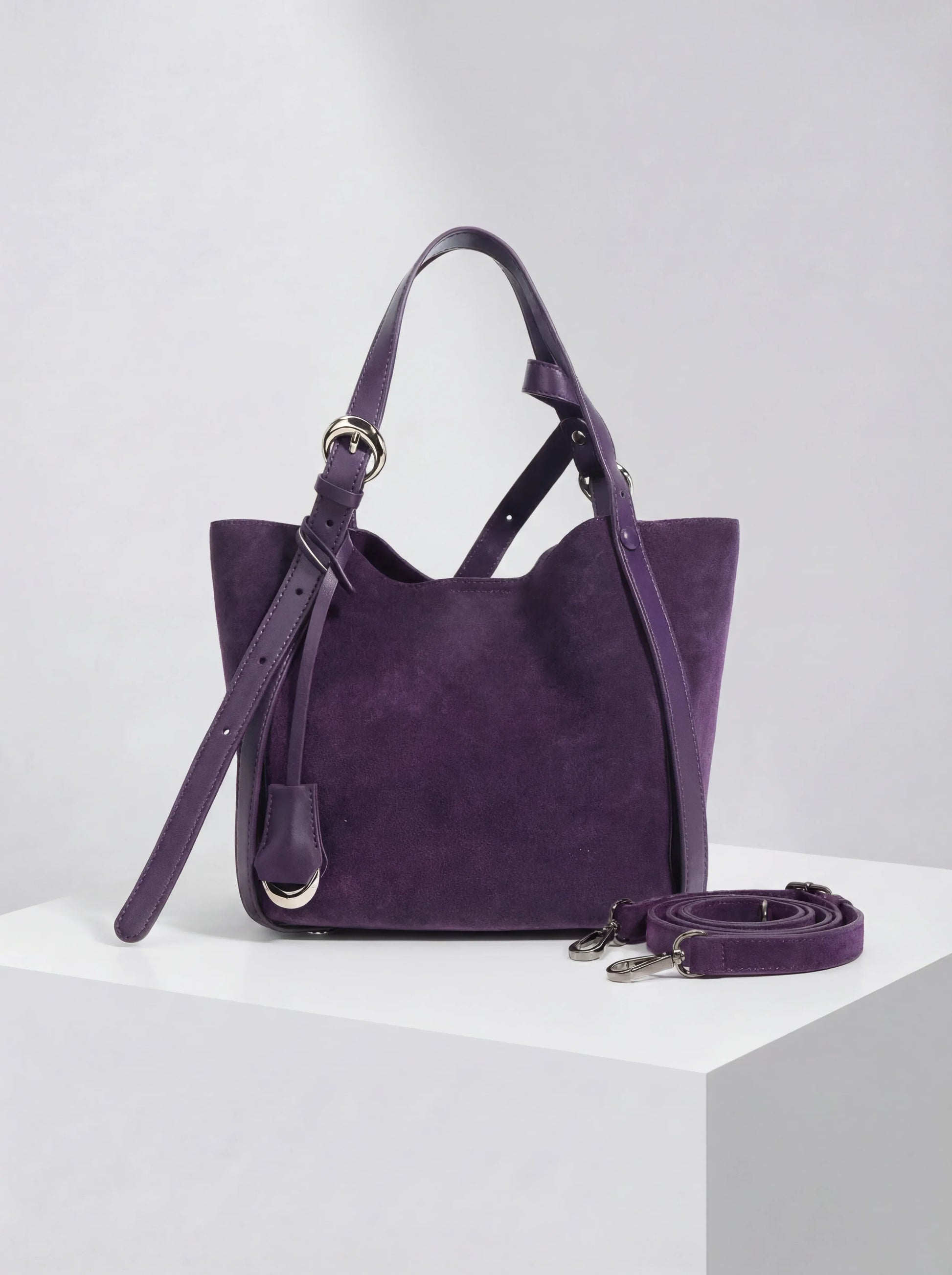 Leder Handtasche "Lotus" - TOLLzWOOD