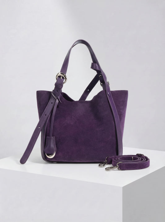 Leder Handtasche "Lotus" - TOLLzWOOD