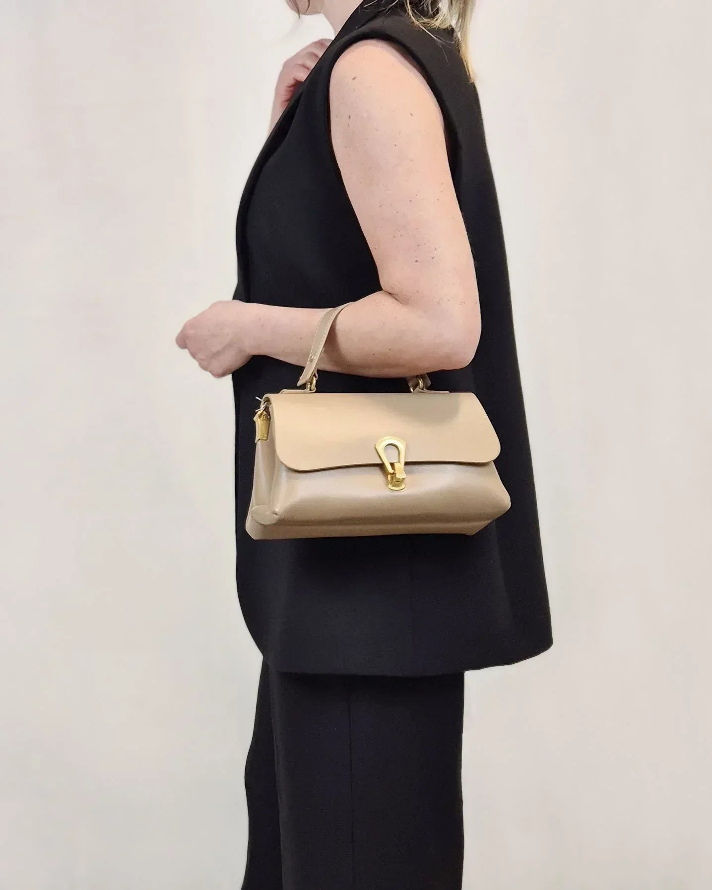 Leder Handtasche "Primel" - TOLLzWOOD