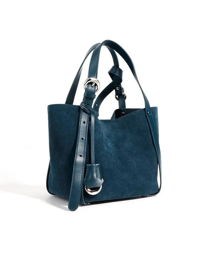Leder Handtasche "Lotus" - TOLLzWOOD