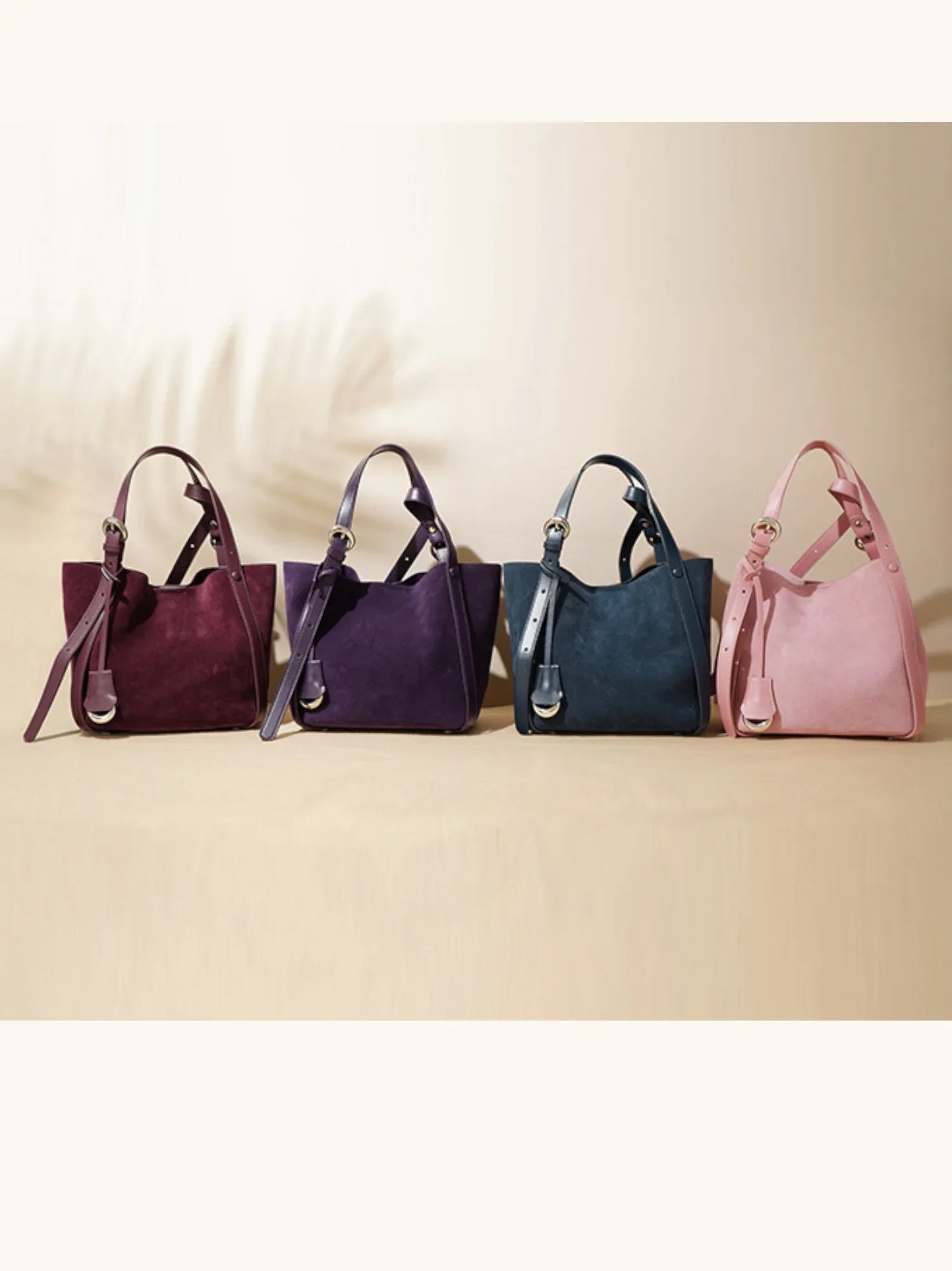 Leder Handtasche "Lotus" - TOLLzWOOD
