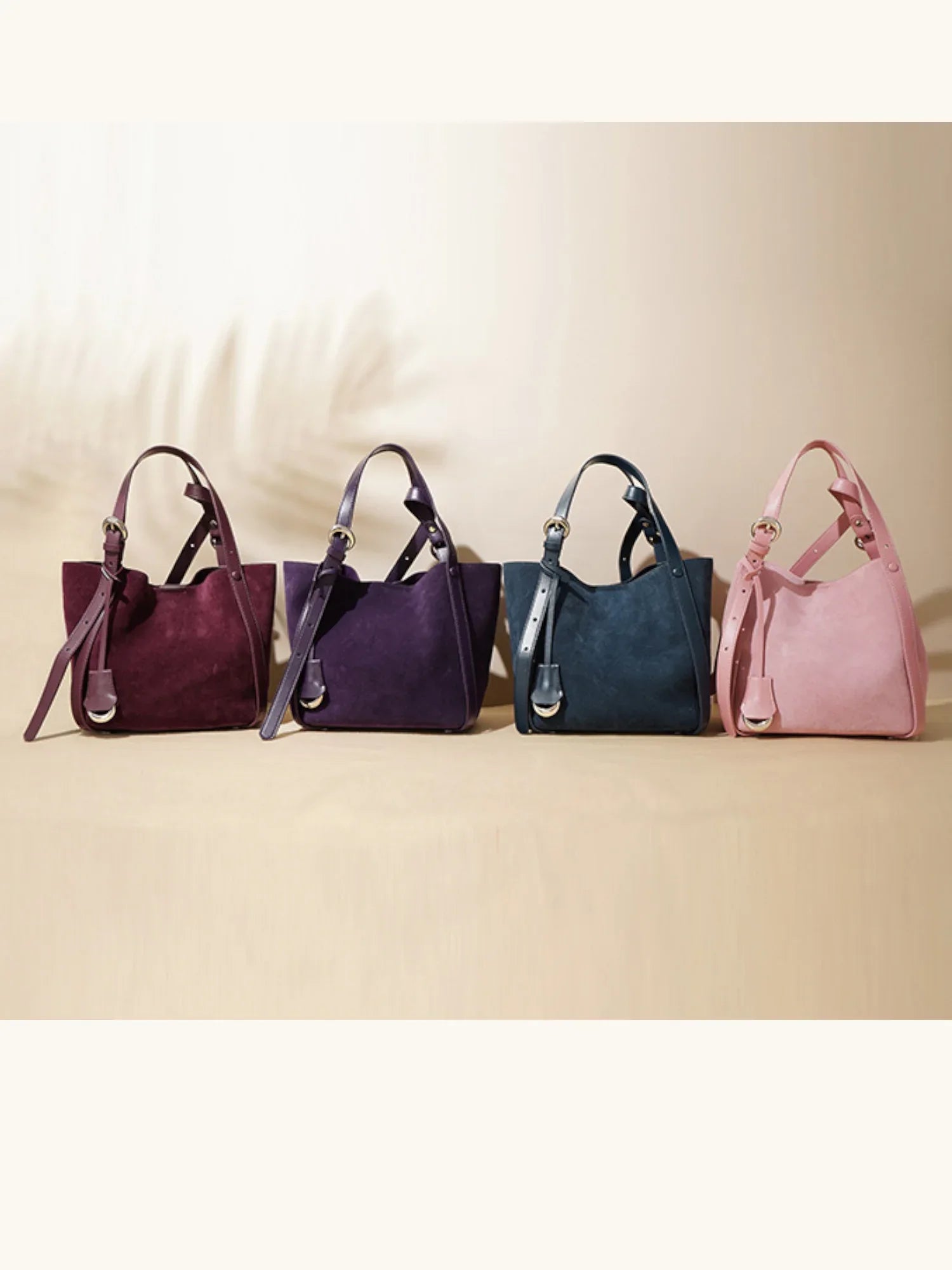 Leder Handtasche "Lotus" - TOLLzWOOD